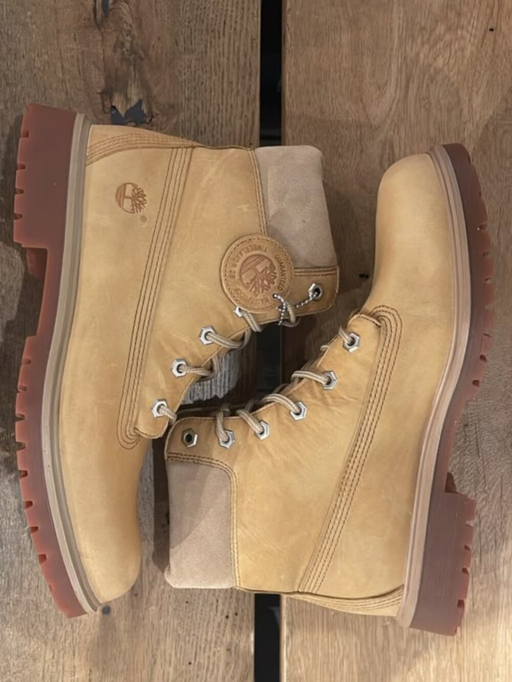 TIMBERLAND WOMEN'S 25 6 IN LACE WATERPROOF WHEAT FULL GRAIN A43H8-EN1 ALL SIZES